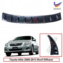 Toyota Corolla Altis E140 (10th Gen) 2006-2013 Vortex Generator Shark Fin Aerodynamic Rear Top Roof Diffuser Diffusor